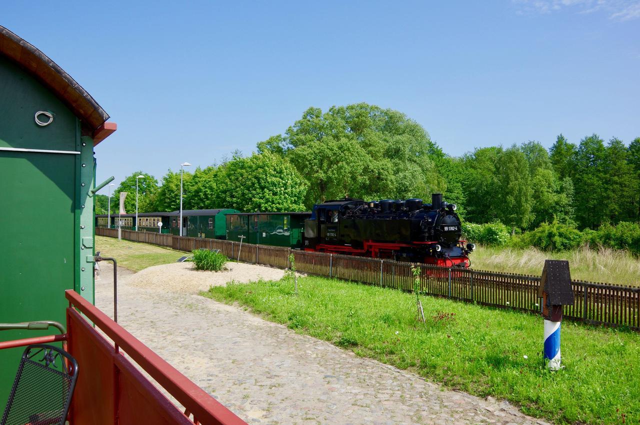 Villa Urlaubsbahnhof Schlafwagen Lauterbach  Exterior foto