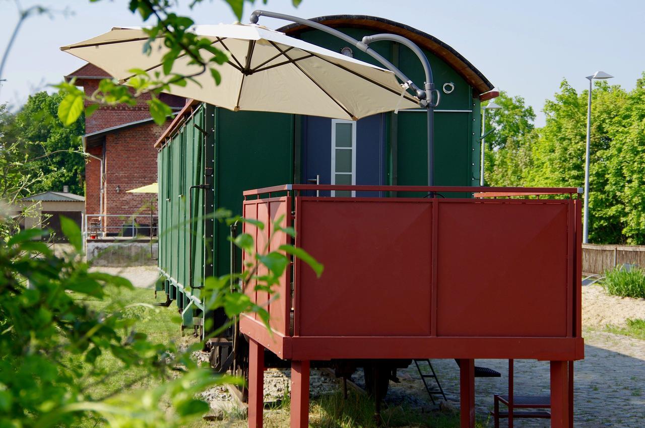 Villa Urlaubsbahnhof Schlafwagen Lauterbach  Exterior foto